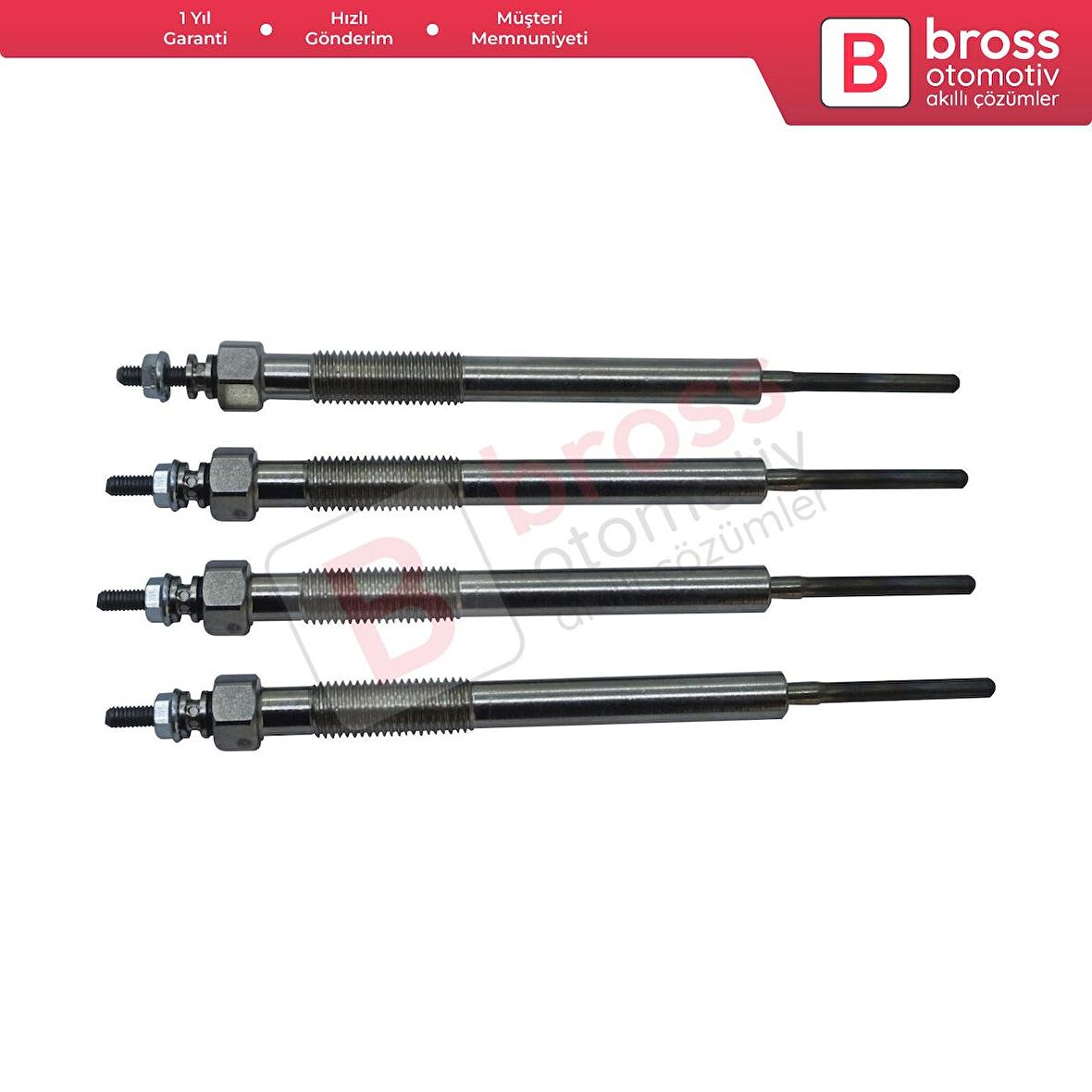 Isuzu D Max Rodeo MK1 için 4 Adet Isıtma Bujisi 11 Volt 8 9817 4898 0