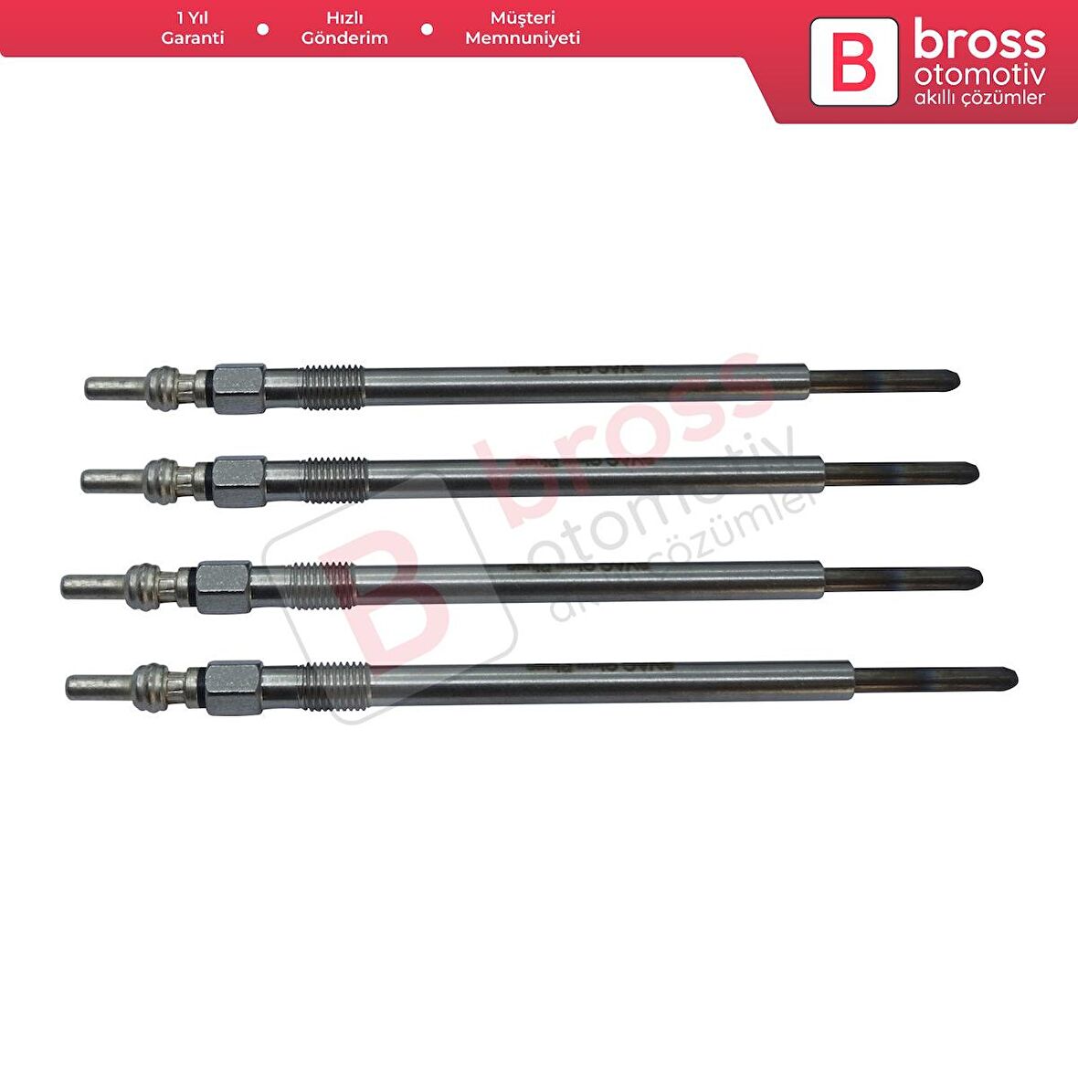 Mitsubishi Colt 1.5 DI Smart 1.5 CDI için 4 Adet Isıtma Bujisi 11.5 Volt A0011594601