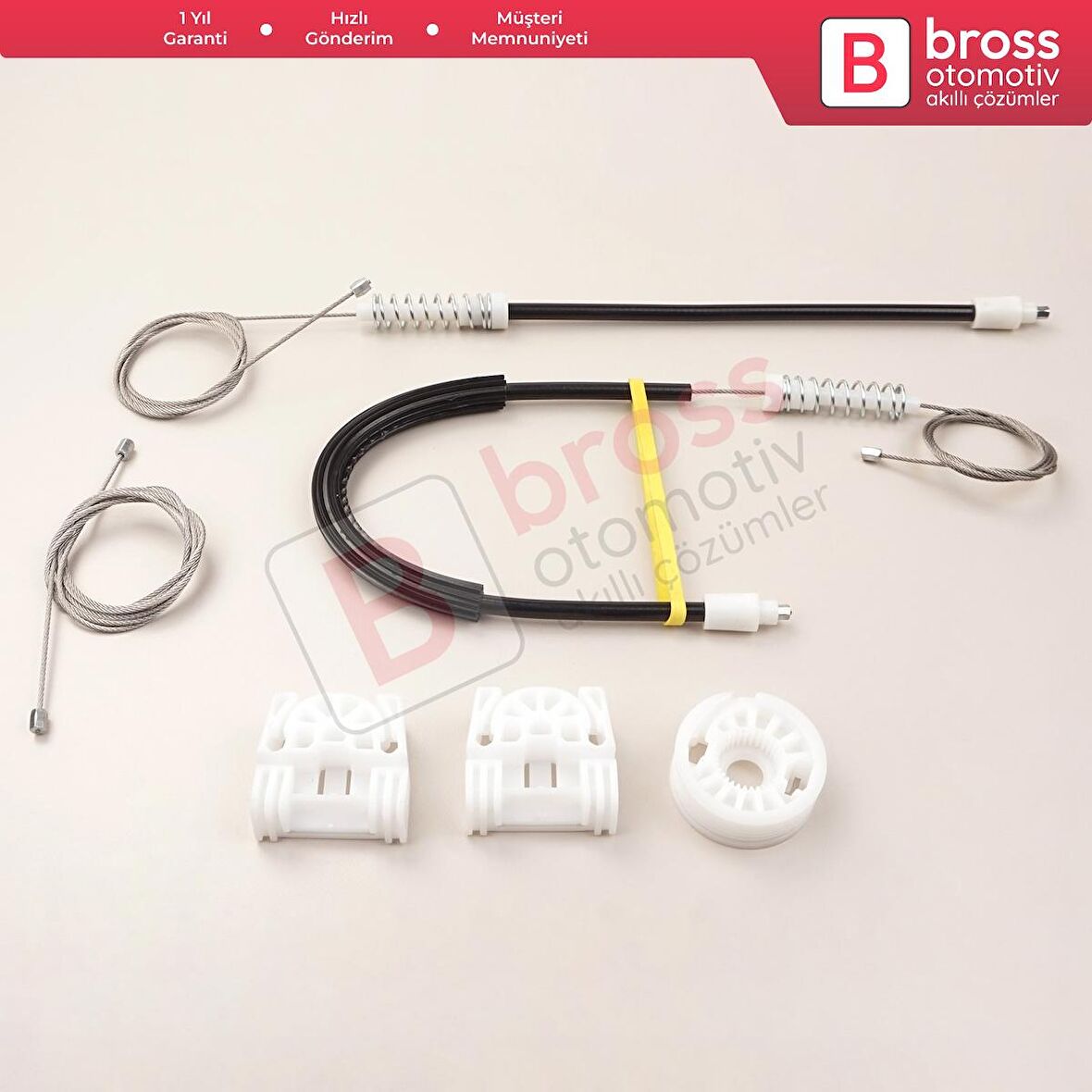 Mercedes C Class W204 S204 2006-2014 E W212 S212 2009-2016 4/5 Kapı İçin Ön Sağ Cam Kriko Tamir Seti