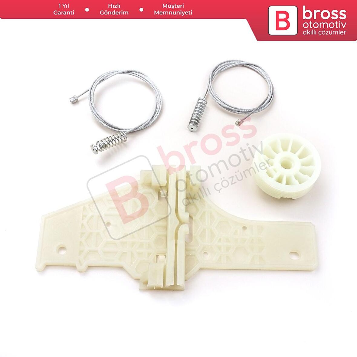 Peugeot 207 WA WC WK SW 2006–2015 5-Kapı 9224C9 İçin Elektrikli Arka Sağ Cam Kriko Tamir Seti