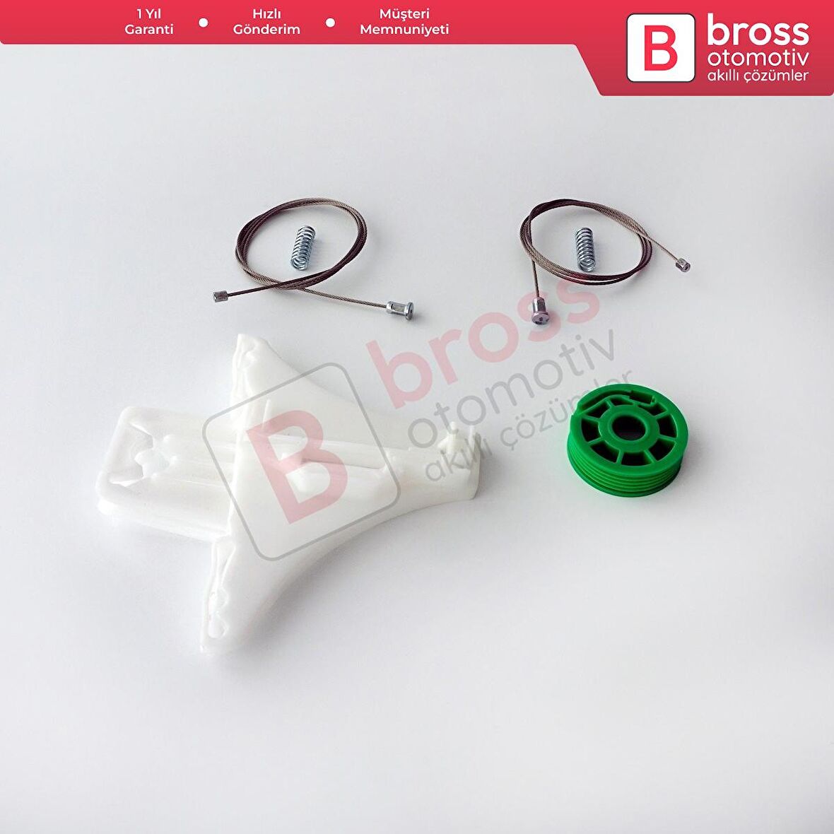 Opel Vectra C Z02 2002-2009 Signum 24451522 İçin Manuel Arka Sağ Cam Kriko Tamir Seti