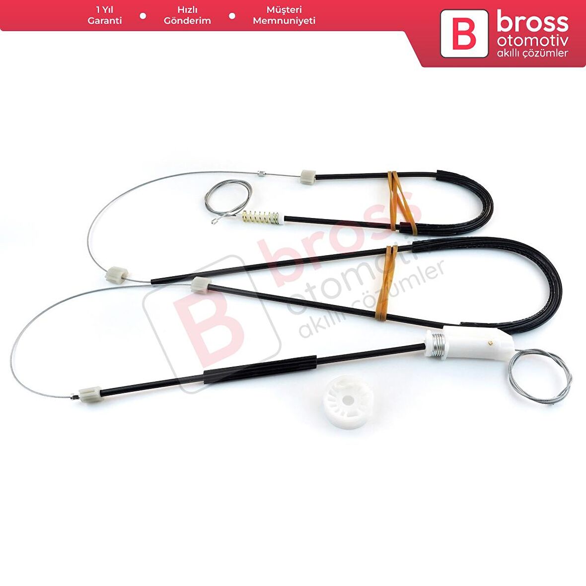 Renault Megane MK3 CC EZ0/1 2010-2015 2-Kapı 807200015R  İçin Elektrikli Ön Sağ Cam Kriko Tamir Seti