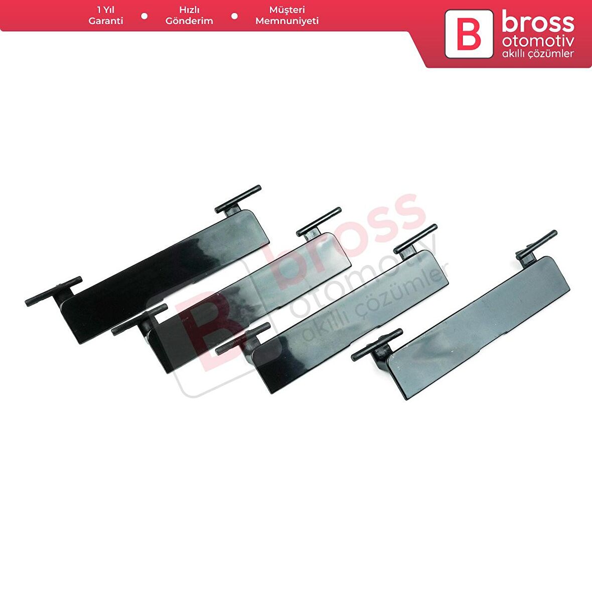 BSR516 1 Mercedes C W204 İçin 4 Adet Tavan Oluk Çıtası Port Bagaj Kapağı 20469071829040 95*20 mm