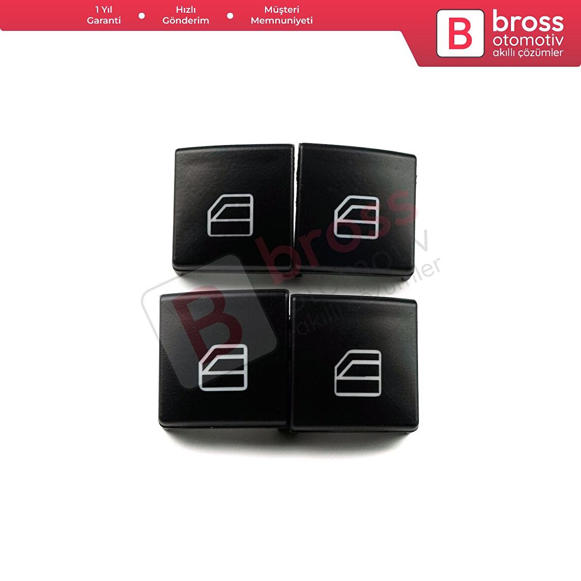 Mercedes W204 W212 S212 A207 C207 X204 W176 W246 C/ X117 X/ W166  X156 İçin 4X Cam Açma Düğme Kapağı
