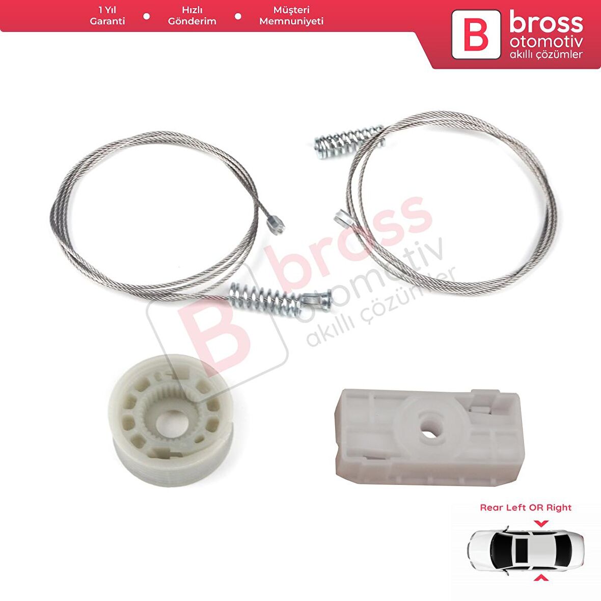 Kia Sportage MK3 SL 2010-2015 834713W000 834813W000 İçin Arka Cam Kriko Tamir Seti