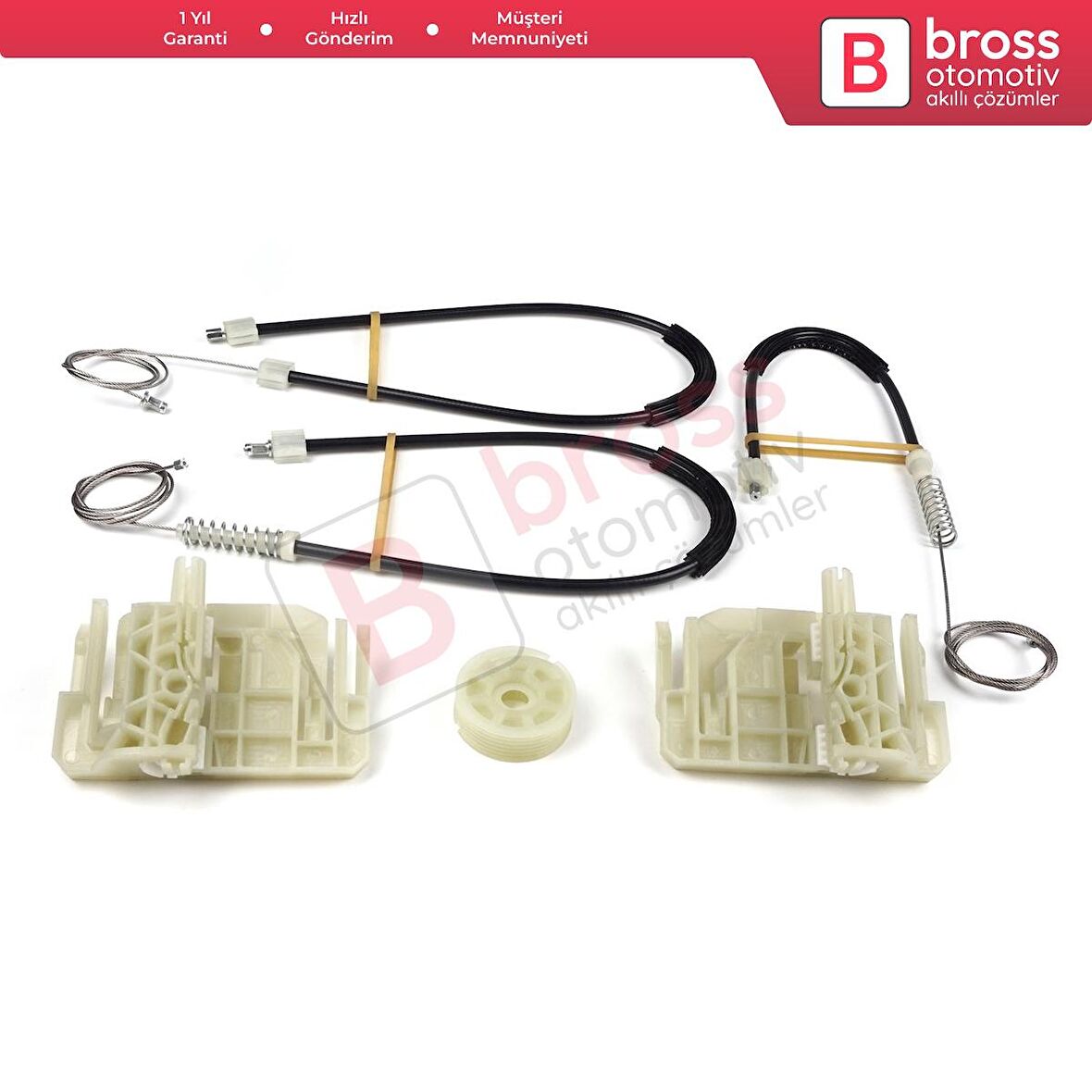 BMW 5 Series F10 F18 F11 4/5 Kapı 2009-2017 51357182613 İçin Arka Sol Cam Kriko Tamir Seti