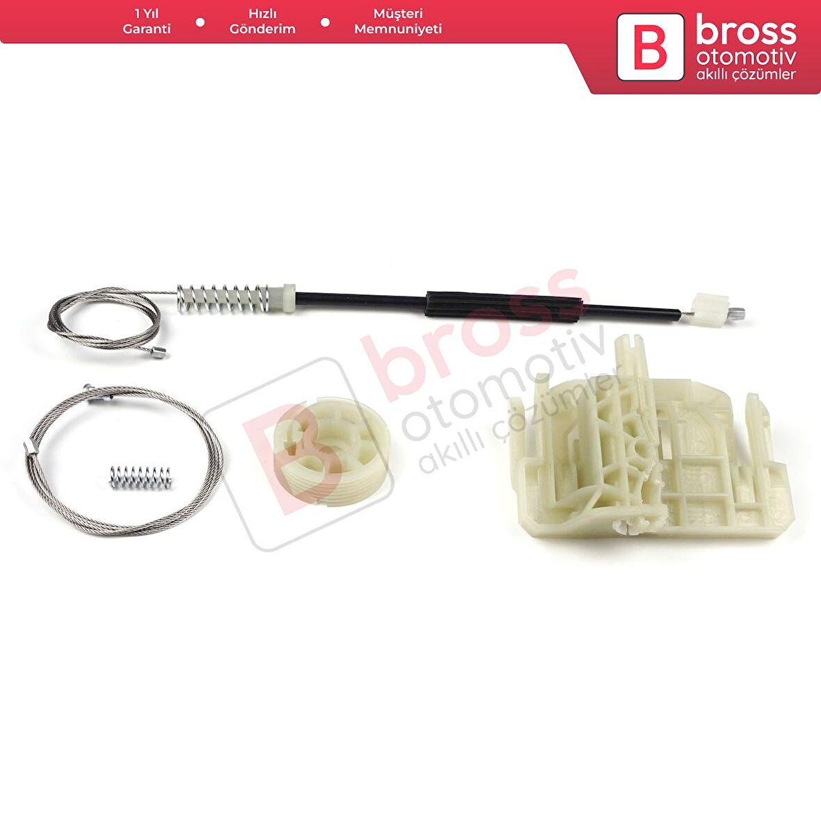 BMW X6 E71 E72 2007-2015 İçin Elektrikli Ön Sağ veya Sol Kapı Cam  Kriko Tamir Seti