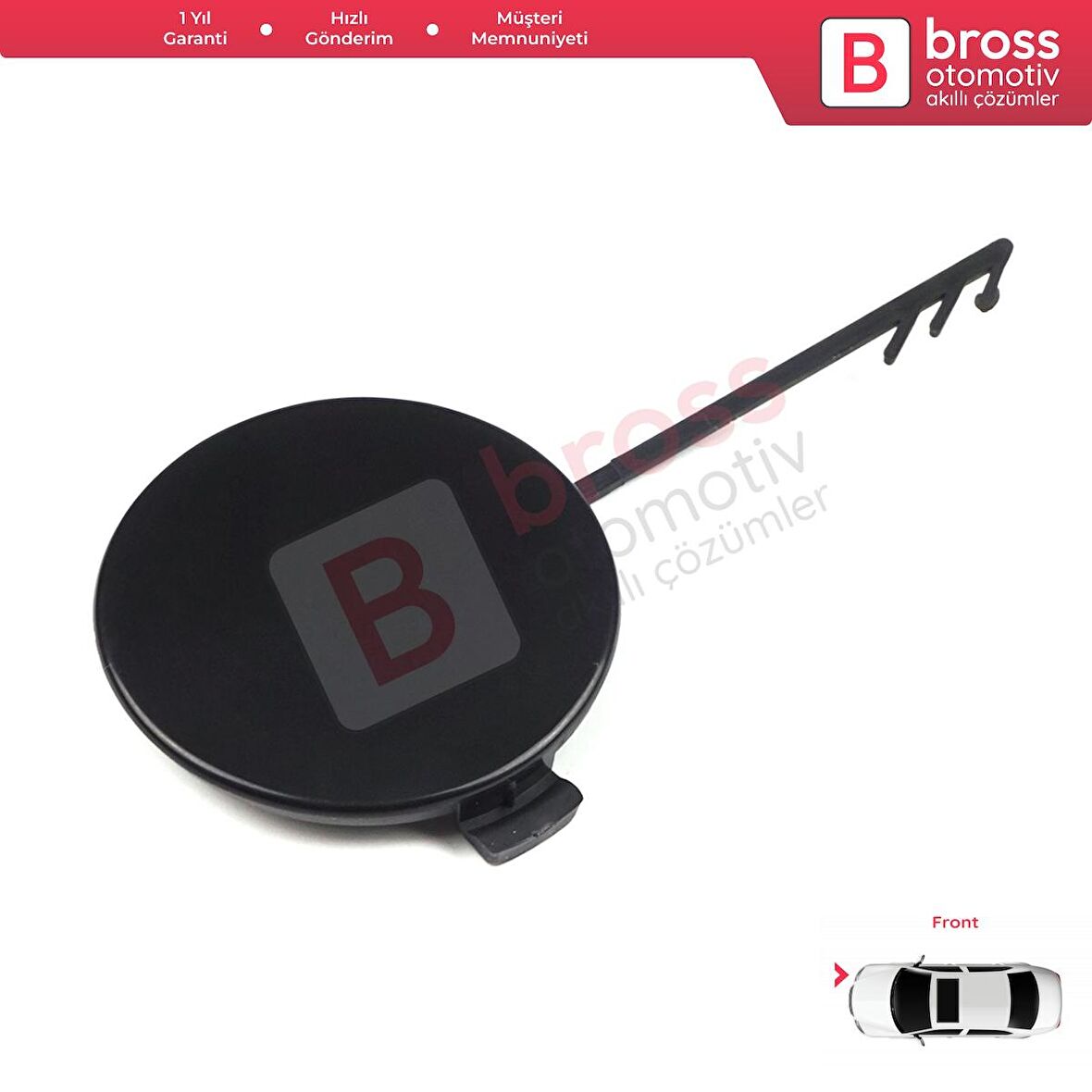 BSP1094 Audi A4 B8 4L 2008-2012 için Ön Tampon Çeki Demir Kapağı 8K0807241