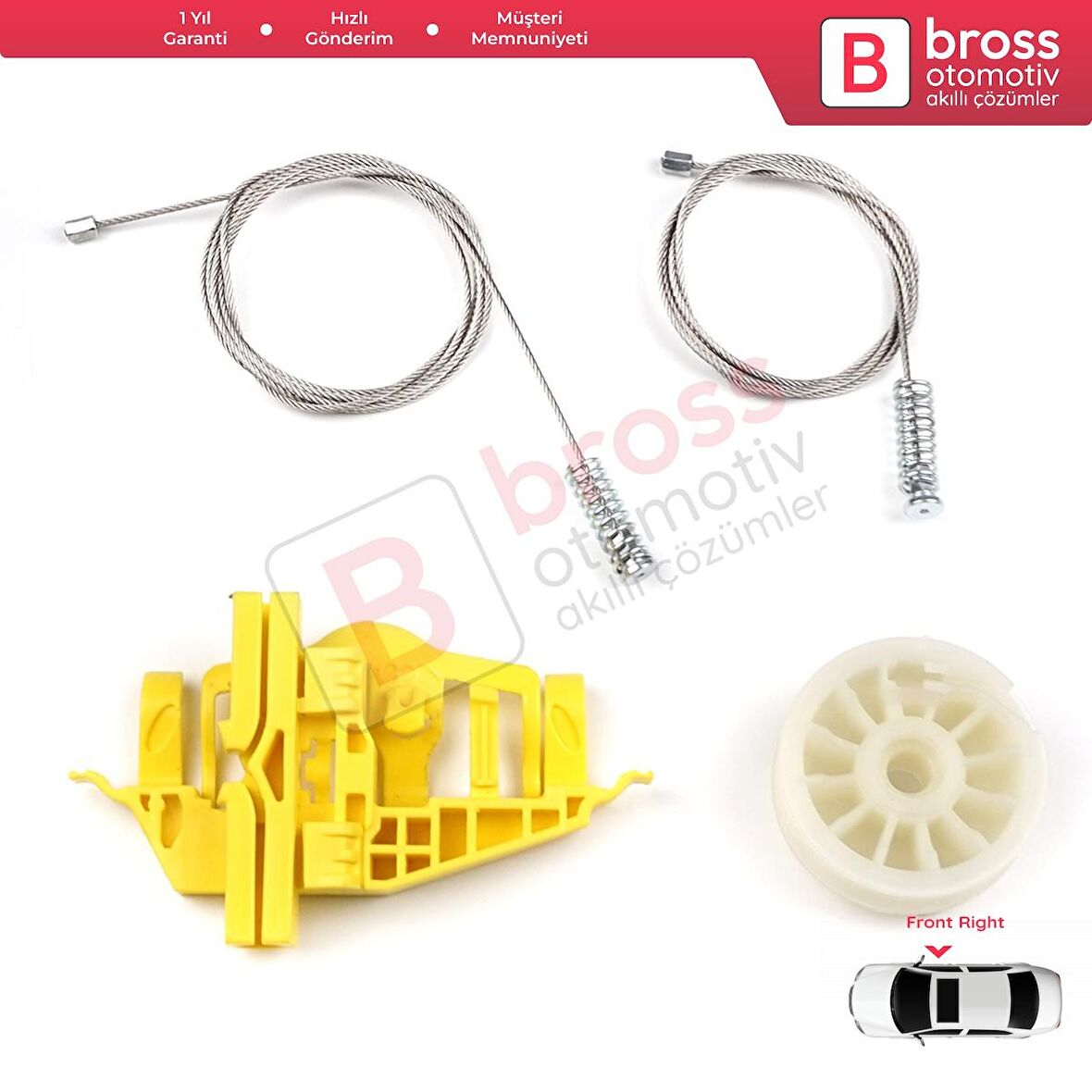 Seat Toledo MK4 KG3 2012-2019 Skoda Rapid 2012-2022 5JA839461 İçin Arka Cam Kriko Tamir Seti