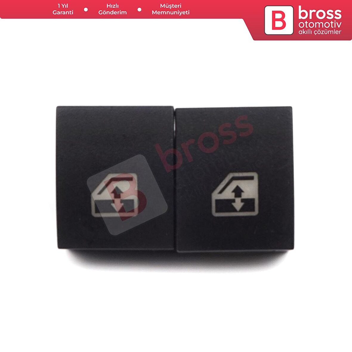 Opel Astra H Zafira B Tigra B 6240452 İçin 2 Adet Ön veya Arka Kapı Cam Açma Düğme Tamir Kapağı 