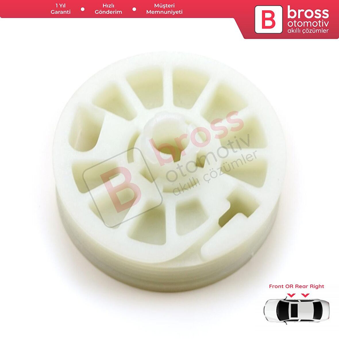 BWR5455 Hyundai Tucson MK3 TL 2016-2020 için Sağ Cam Kriko Gergi Makarası 82481D3011 83481D3001