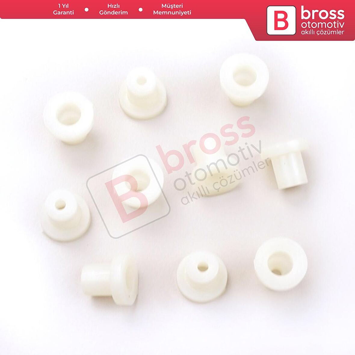 10 Adet Cam Kriko İndirme Kaldırma Mekanizma Kablo Ucu Halat Dübeli Tip BCP002