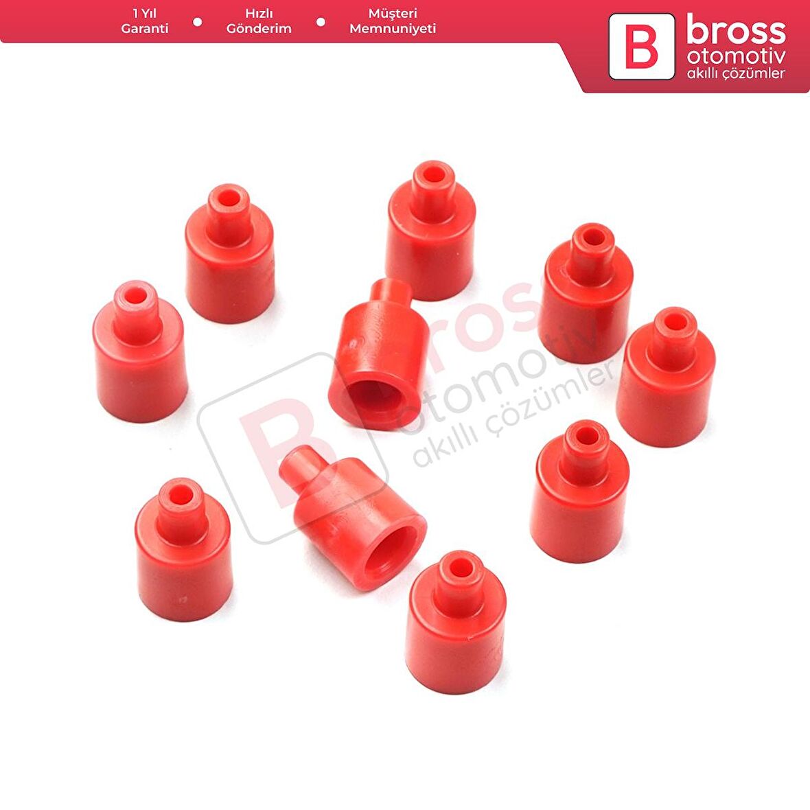 10 Adet Cam Kriko İndirme Kaldırma Mekanizma Kablo Ucu Halat Dübeli Tip BCP009