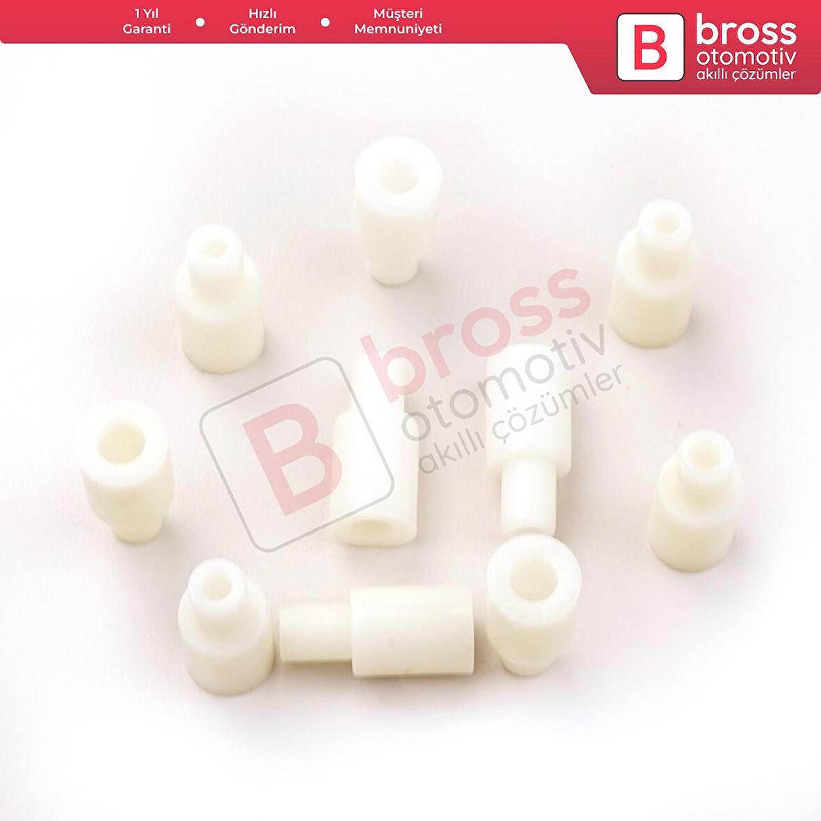 10 Adet Cam Kriko İndirme Kaldırma Mekanizma Kablo Ucu Halat Dübeli Tip BCP021