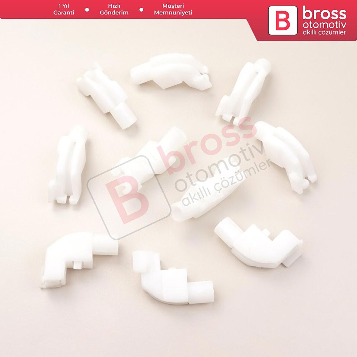 10 Adet Cam Kriko İndirme Kaldırma Mekanizma Kablo Ucu Halat Dübeli Tip BCP034