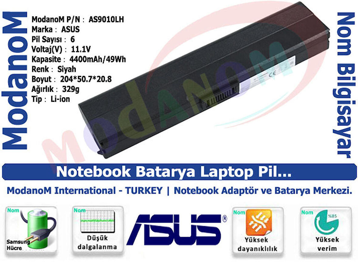 Asus F6 F6A F6H F6K F6S F6V F6Ve Z53SV 90-NER1B2000Y Batarya Laptop Pil