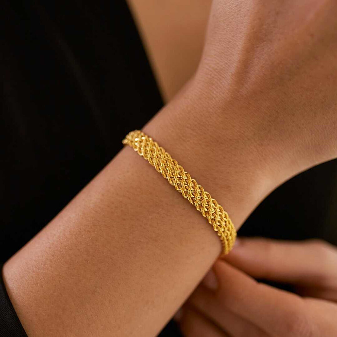 Dört Sıra Hasır Bileklik