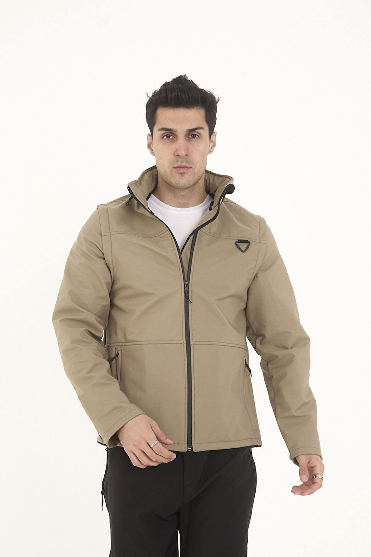 Camp460 Outdoor Tactical Softshell Su & Rüzgara Dayanıklı içi Polarlı Erkek Taktik Mont