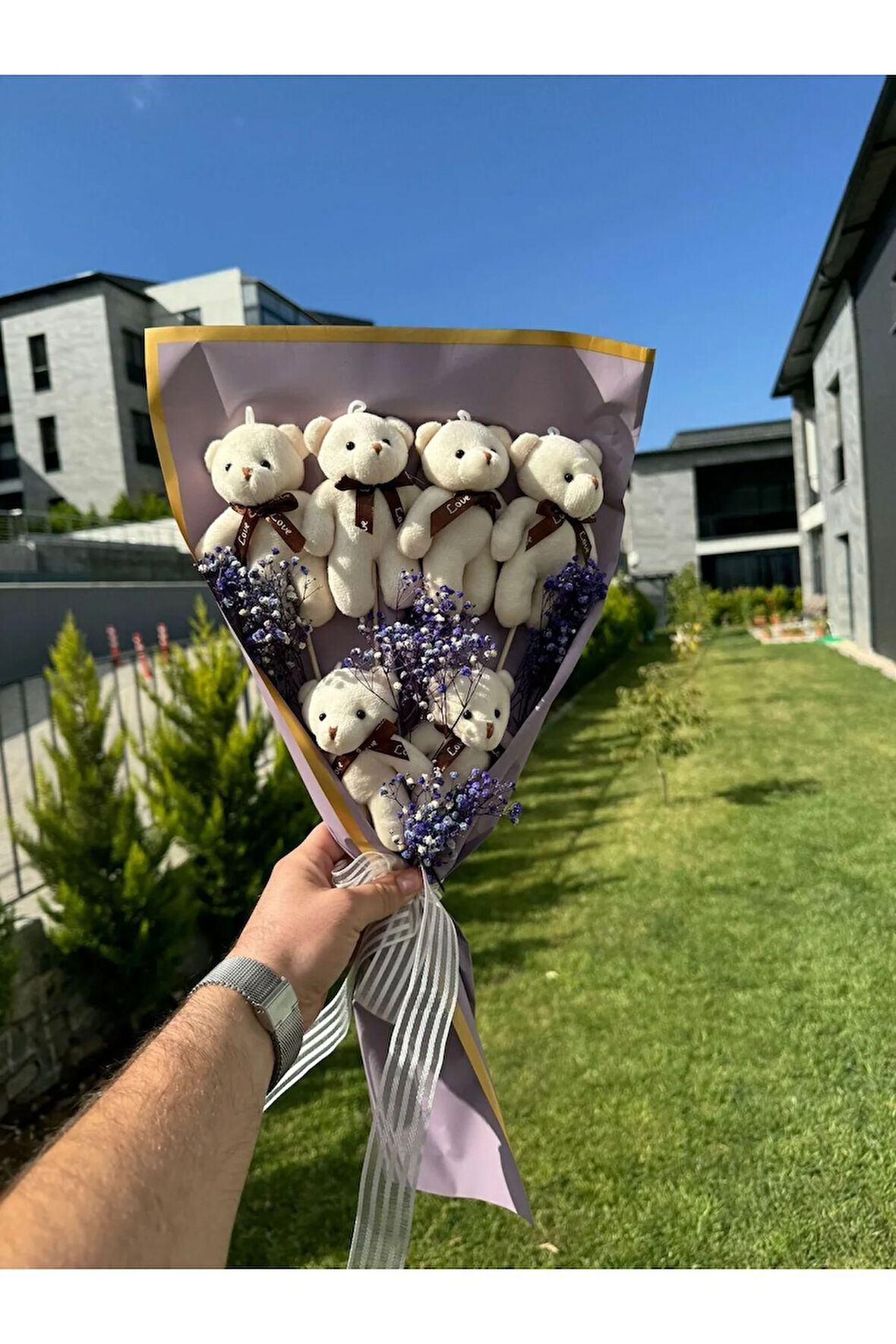 Sevdiklerinize Özel Sevimli Peluş Ayıcık Buketi