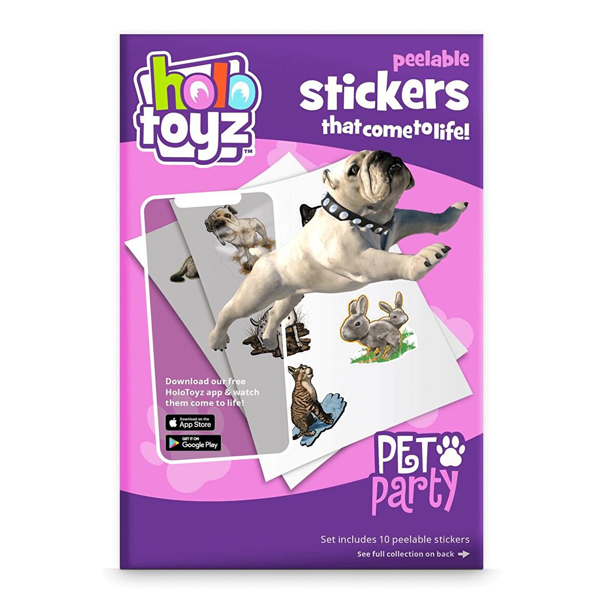 HoloToyz Sticker Pet Party AR Uyumlu Etiket