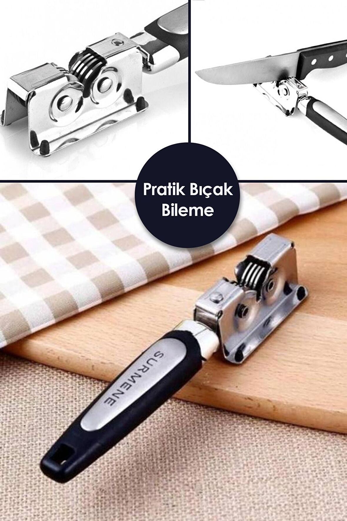 Paslanmaz Çelik Bıçak Bileme Masat Bıçak Makas Bileyici Bileme Aleti