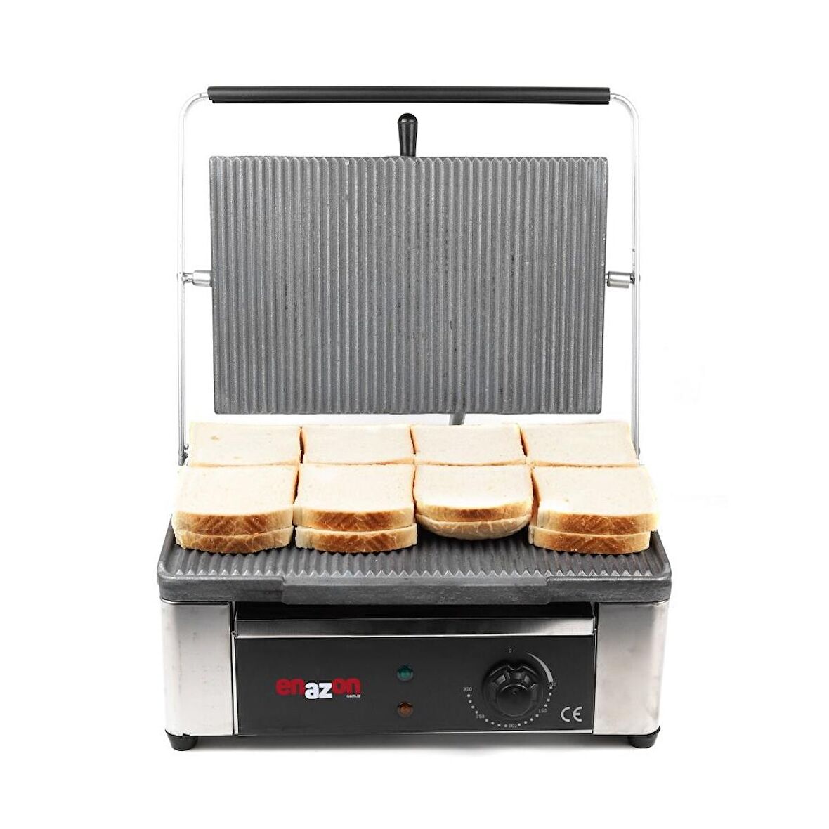 16 Dilim Elektrikli  Döküm Tost Makinesi 1550 Watt Döküm :40x27 Cm