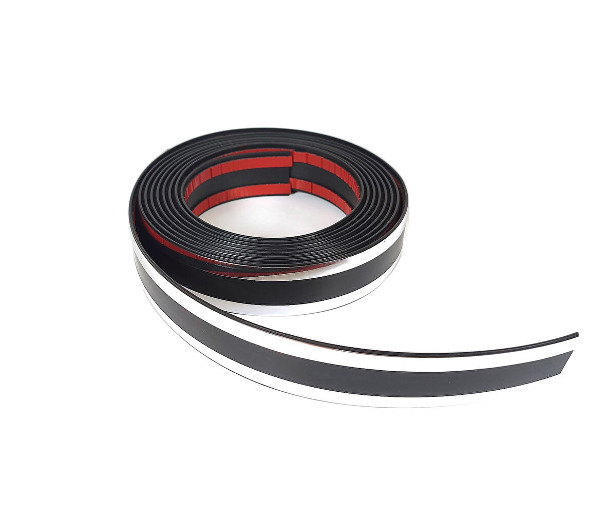 Çift Şerit Krom Nikelaj 30 mm Genişlik 3 metre Uzunluk