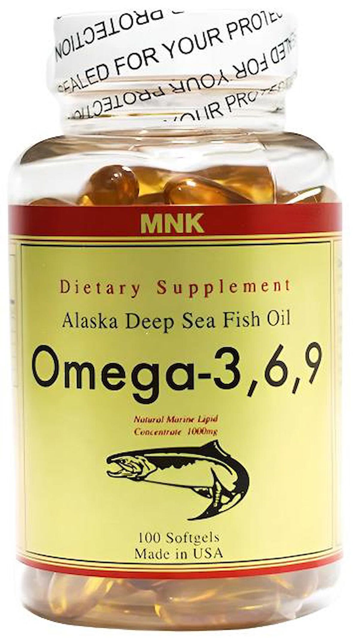 Mnk Omega 3-6-9 1000 Mg Balık Yağı 100 Softgel