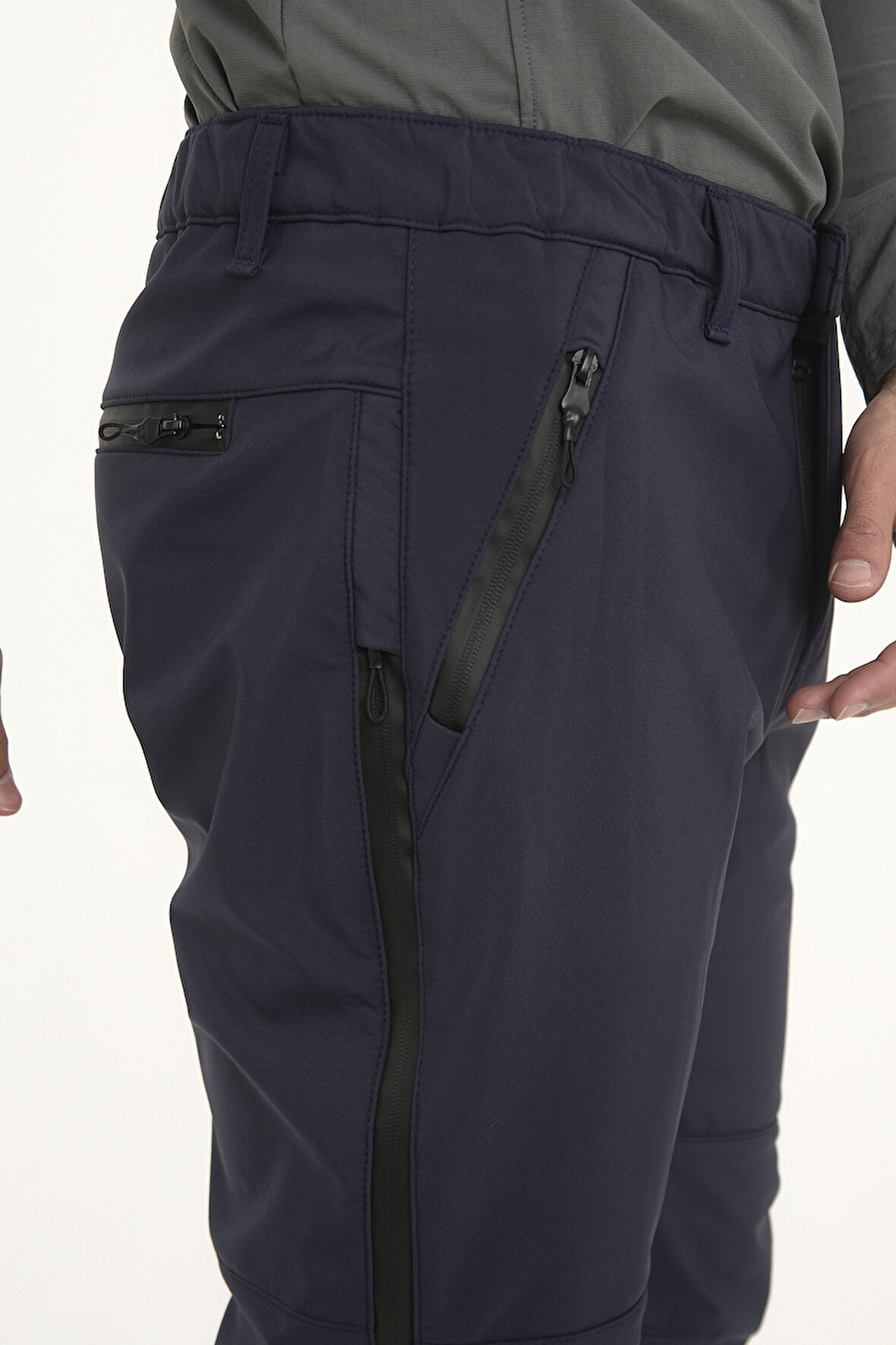Camp595 Outdoor Tactical Softshell Su Ve Rüzgara Dayanıklı içi Polarlı Kışlık Erkek Taktik Pantolon
