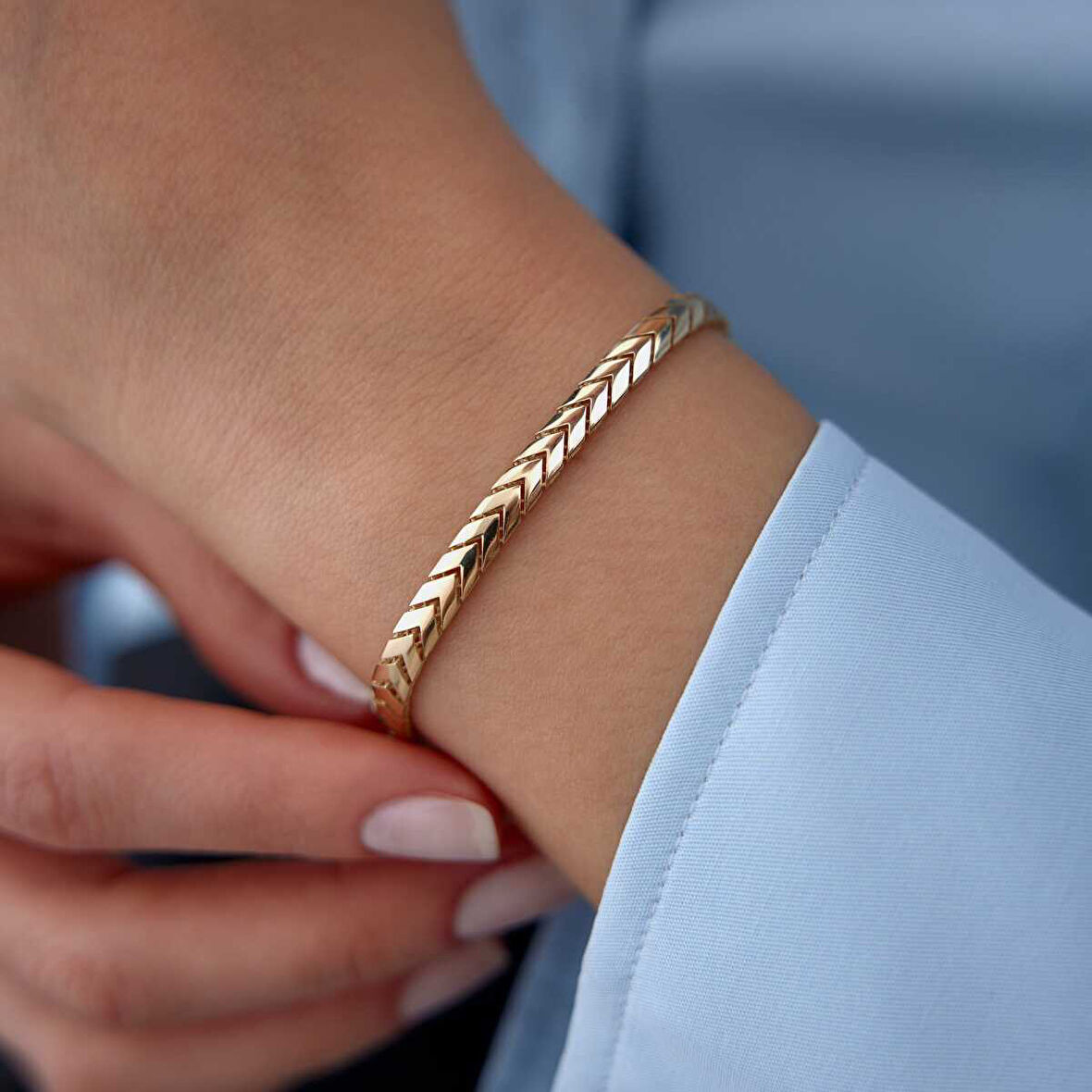 4 mm Füzyon Balık Sırtı Bileklik