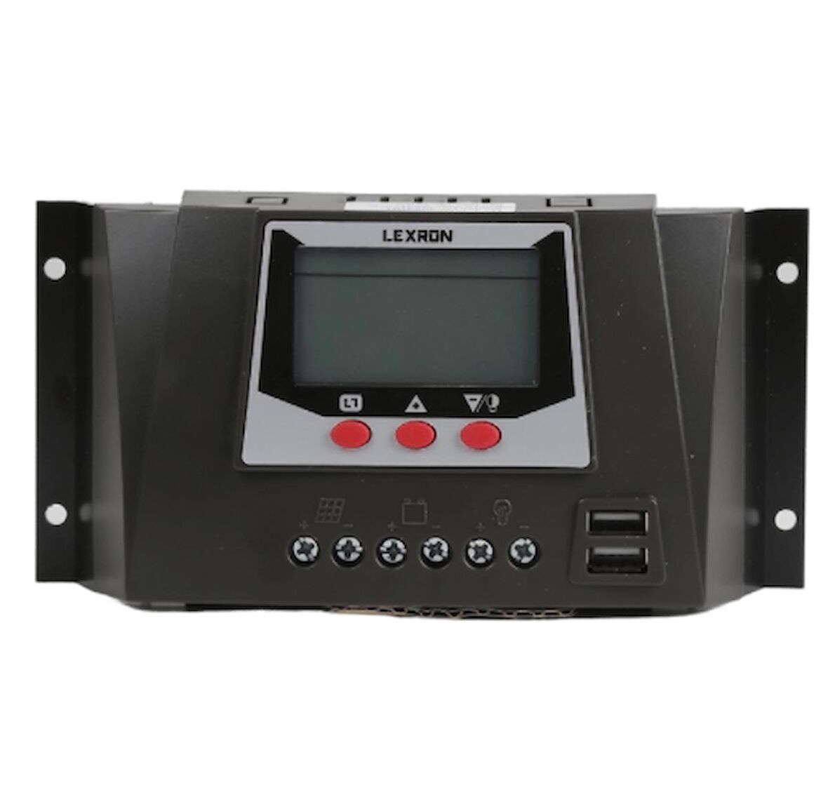 Lexron 40A 12/24V LCD Pwm Şarj Kontrol Cihazı