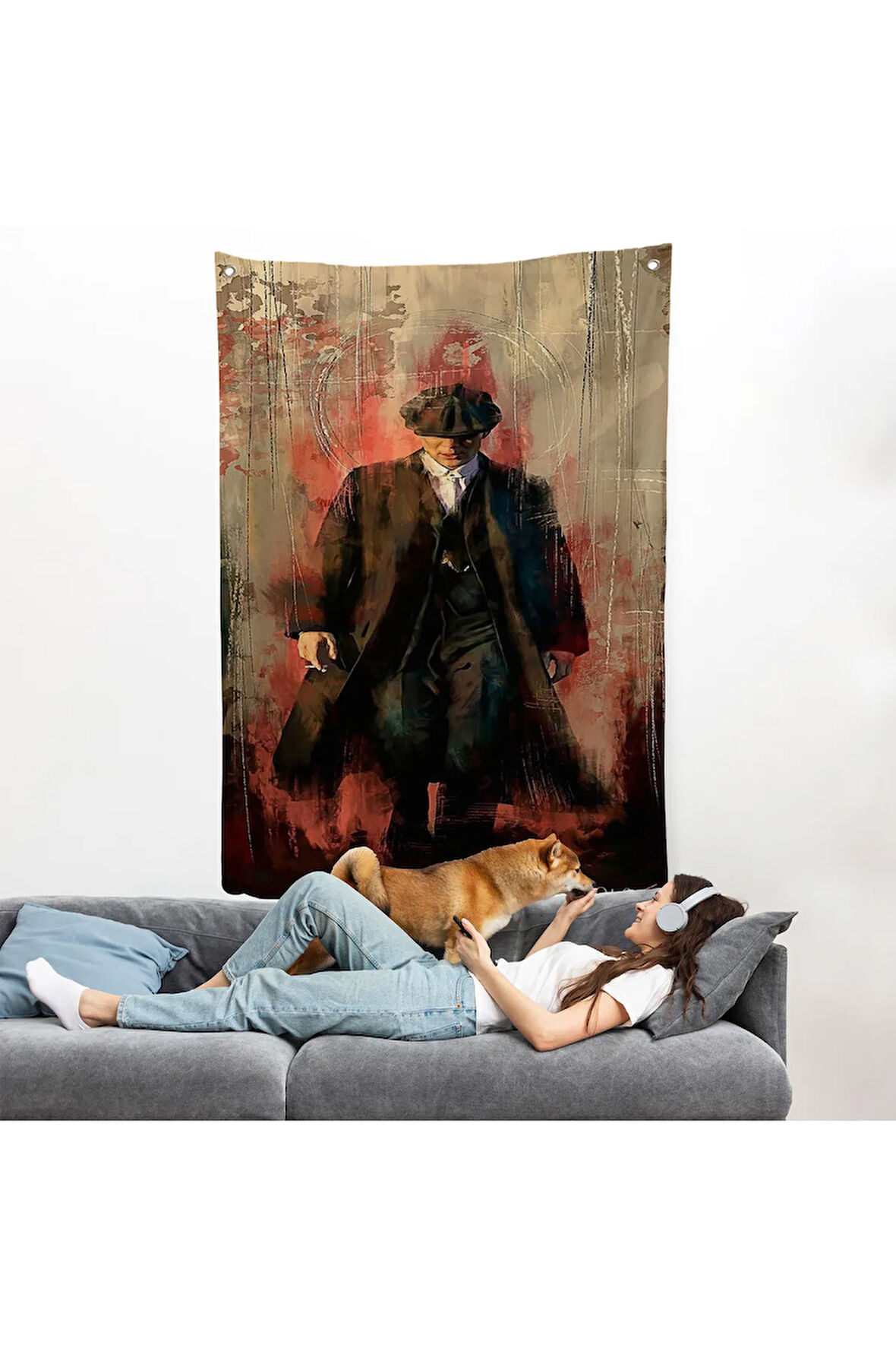 Peaky Blinders-Thomas Shelby Duvar Örtüsü-7967