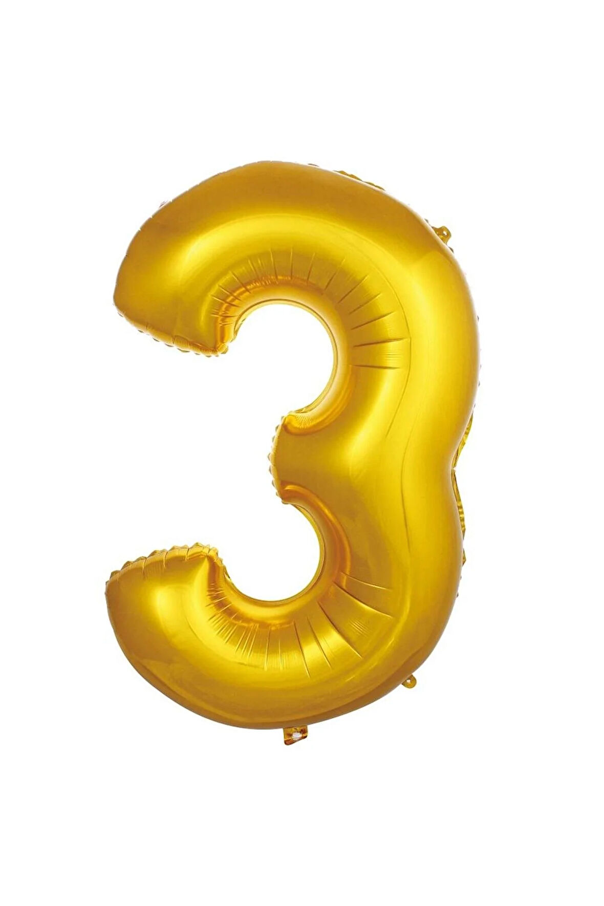 Folyo Balon Rakam Gold Renk 34 Inc 76 Cm Helyum Uyumlu