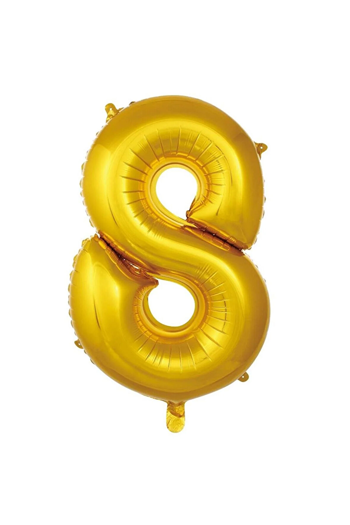 Folyo Balon Rakam Gold Renk 34 Inc 76 Cm Helyum Uyumlu