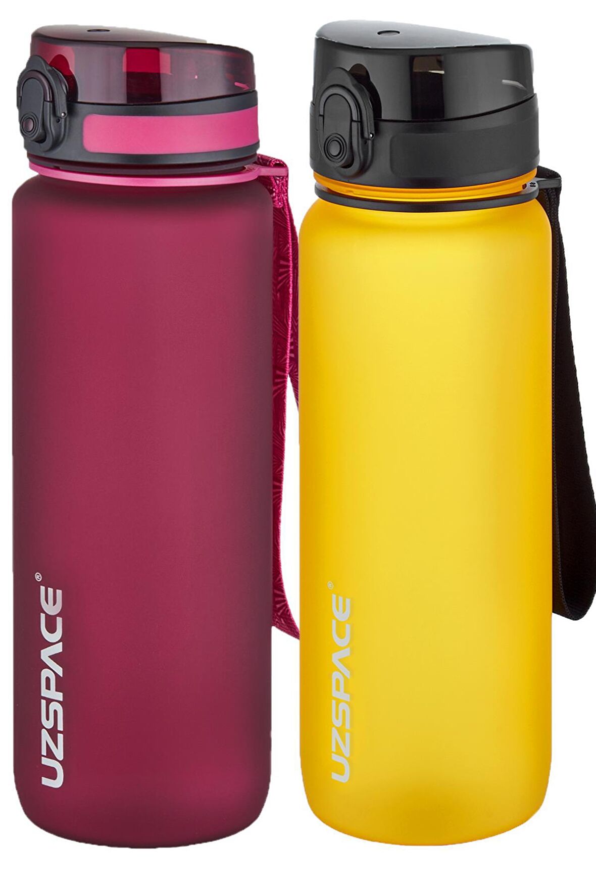 Uzspace 2'li Tritan Matara Seti 800 ml 14 Farklı Renk Seçeneği FiftyFifty