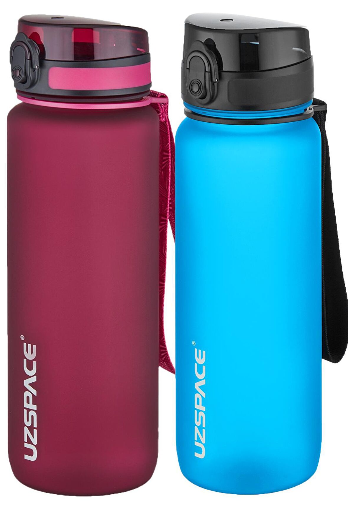 Uzspace 2'li Tritan Matara Seti 800 ml 14 Farklı Renk Seçeneği FiftyFifty