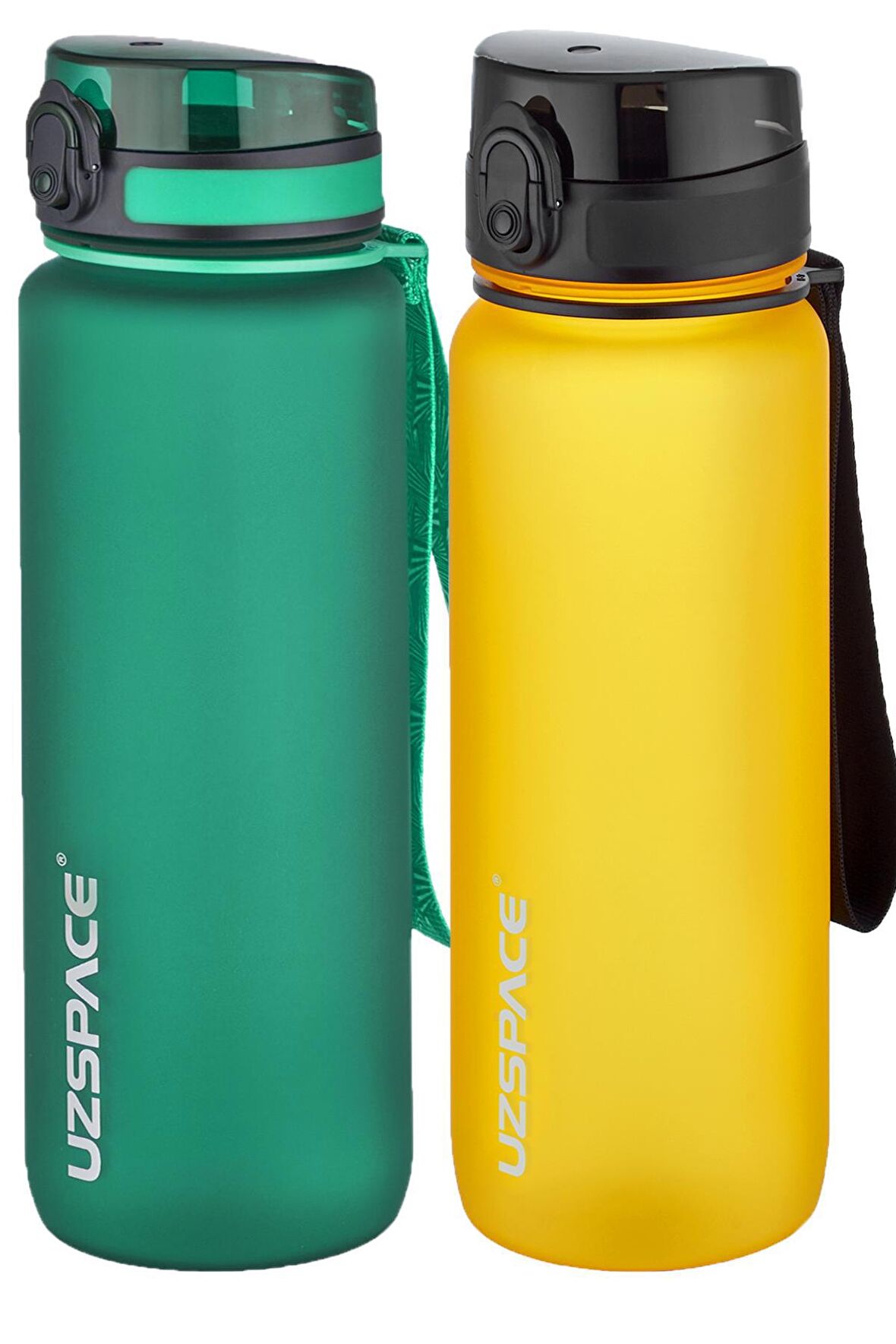 Uzspace 2'li Tritan Matara Seti 800 ml 14 Farklı Renk Seçeneği FiftyFifty