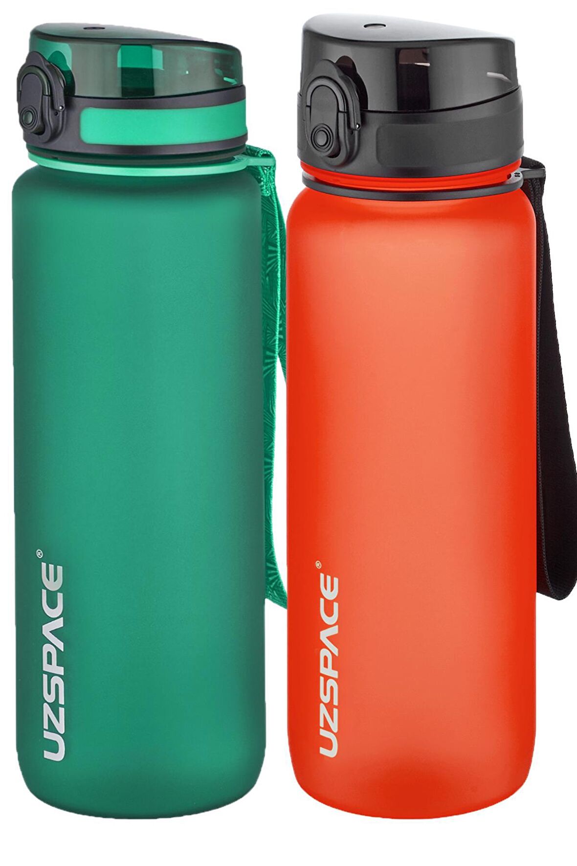 Uzspace 2'li Tritan Matara Seti 800 ml 14 Farklı Renk Seçeneği FiftyFifty