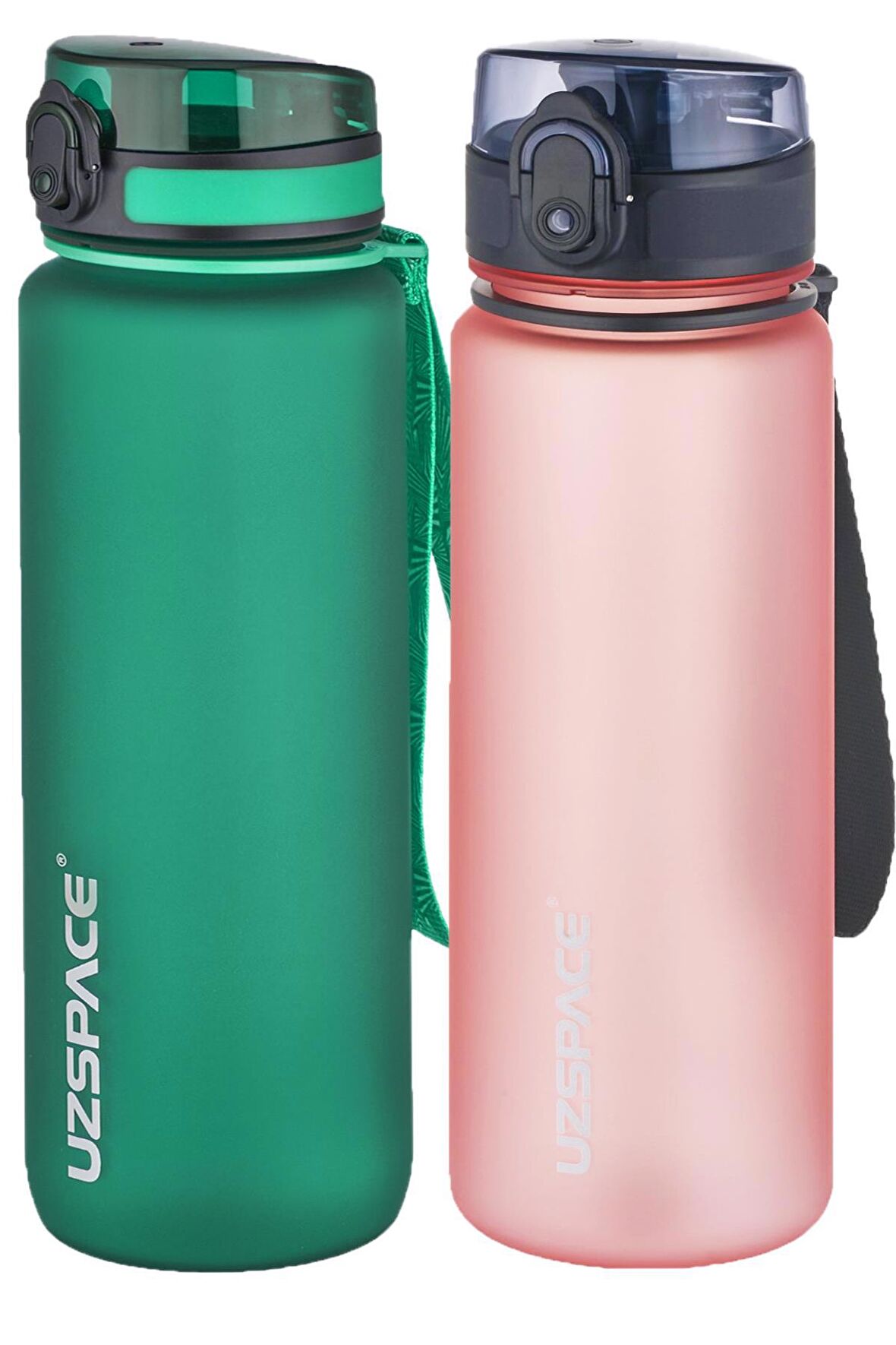 Uzspace 2'li Tritan Matara Seti 800 ml 14 Farklı Renk Seçeneği FiftyFifty