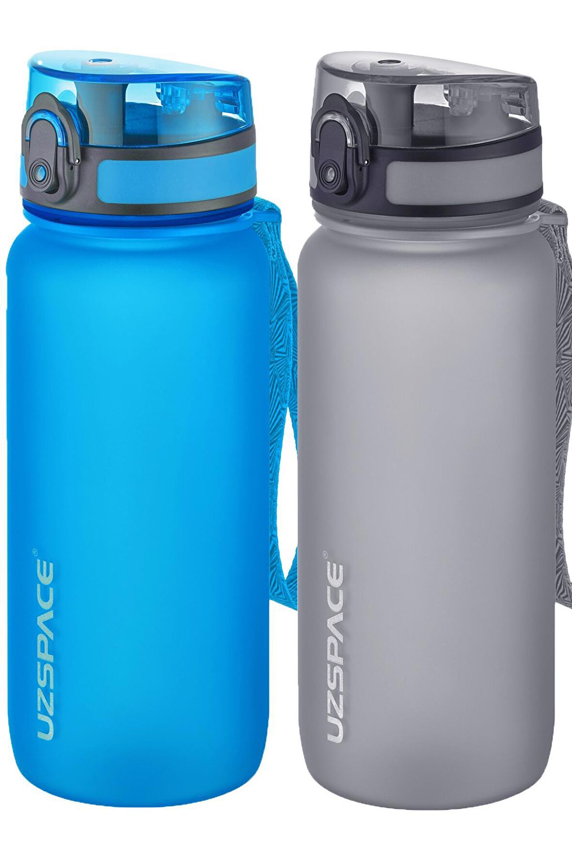 Uzspace 2'li Tritan Matara Seti 650 ml 14 Farklı Renk Seçeneği FiftyFifty