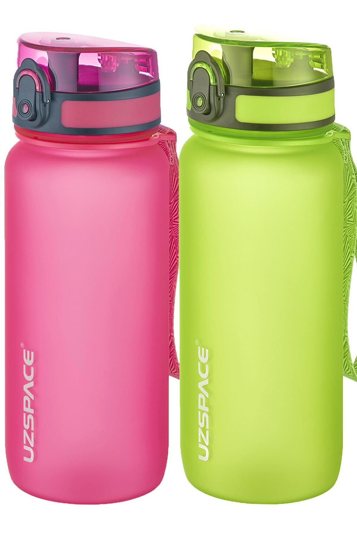 Uzspace 2'li Tritan Matara Seti 650 ml 14 Farklı Renk Seçeneği FiftyFifty