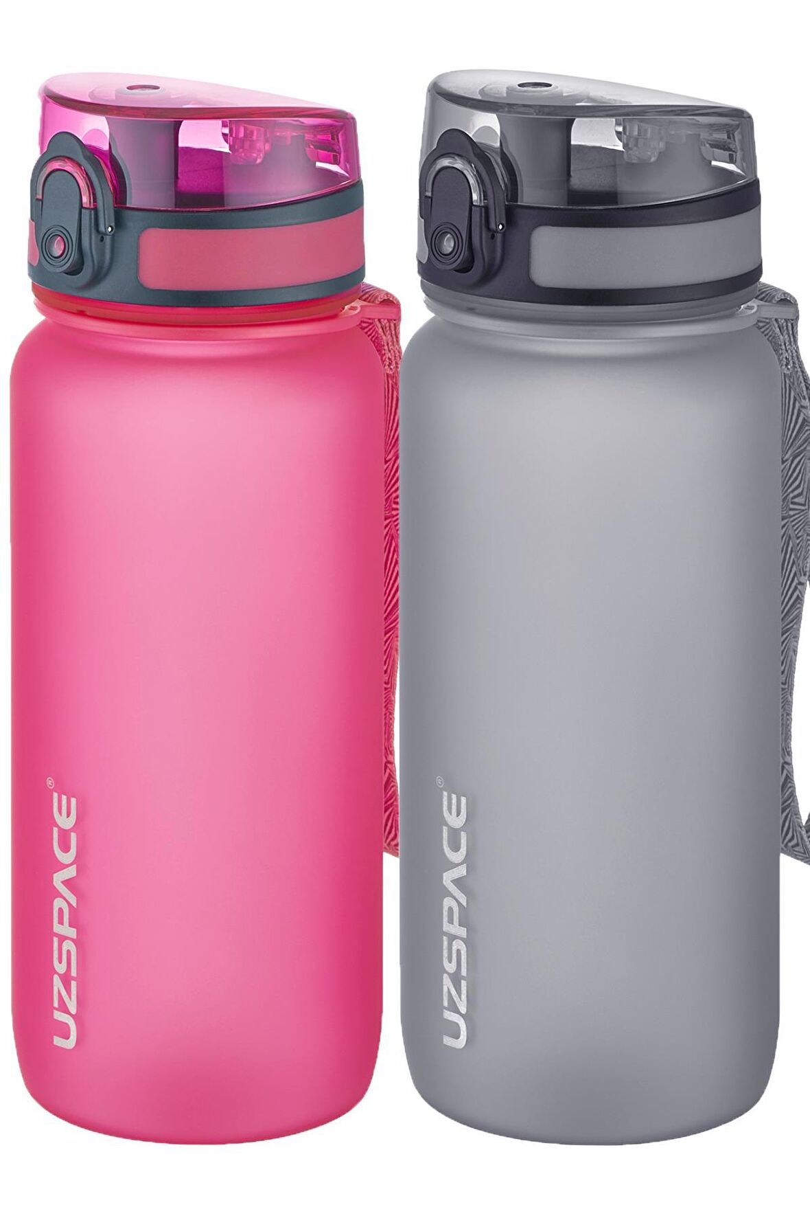 Uzspace 2'li Tritan Matara Seti 650 ml 14 Farklı Renk Seçeneği FiftyFifty