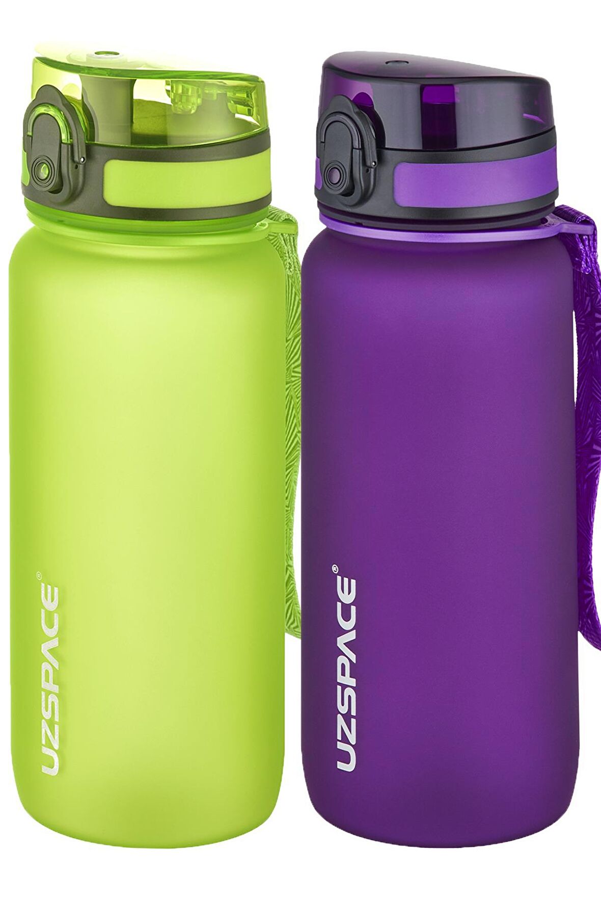 Uzspace 2'li Tritan Matara Seti 650 ml 14 Farklı Renk Seçeneği FiftyFifty