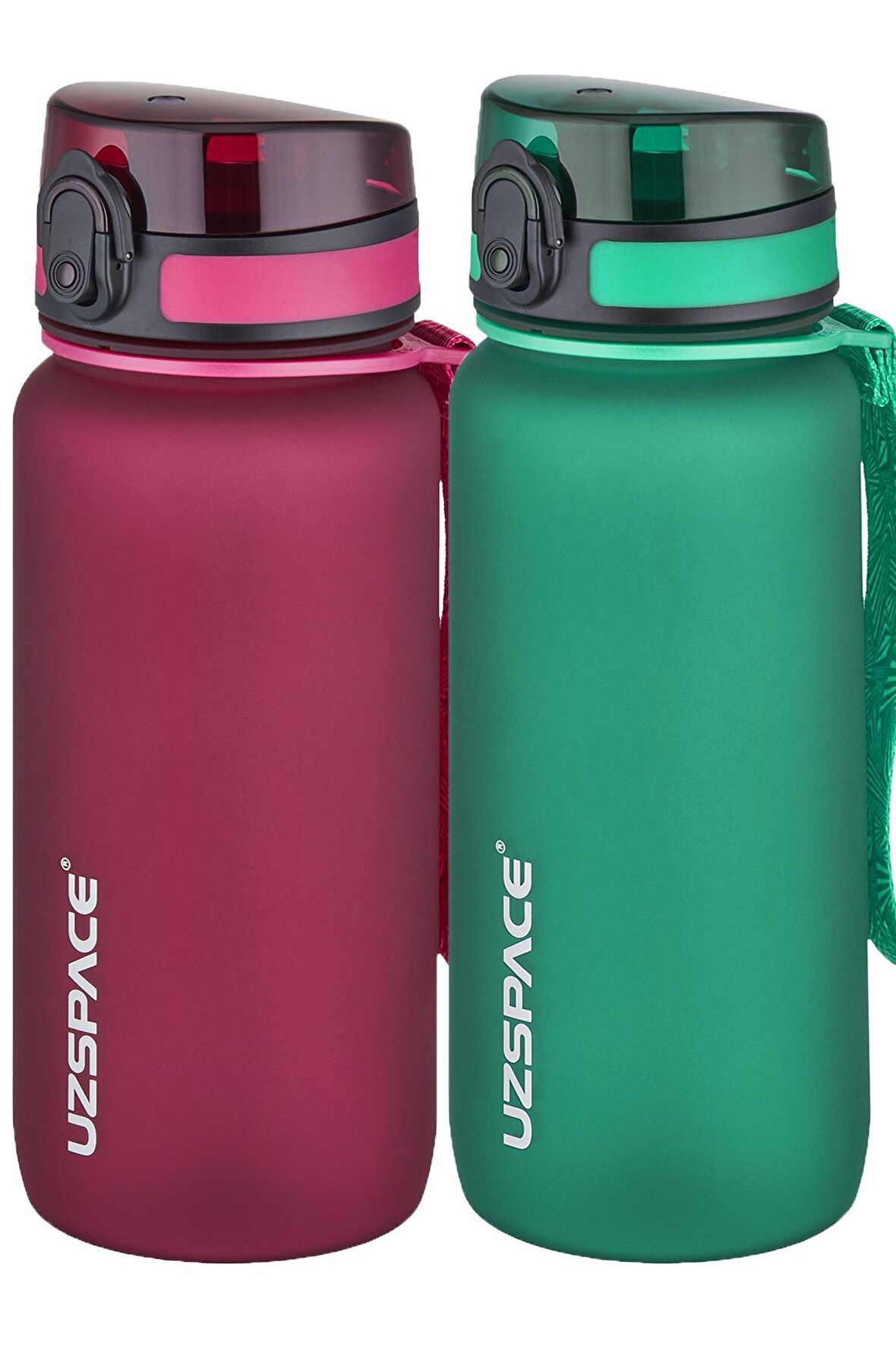 Uzspace 2'li Tritan Matara Seti 650 ml 14 Farklı Renk Seçeneği FiftyFifty