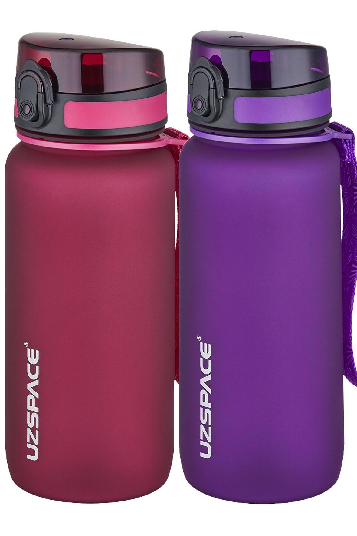 Uzspace 2'li Tritan Matara Seti 650 ml 14 Farklı Renk Seçeneği FiftyFifty