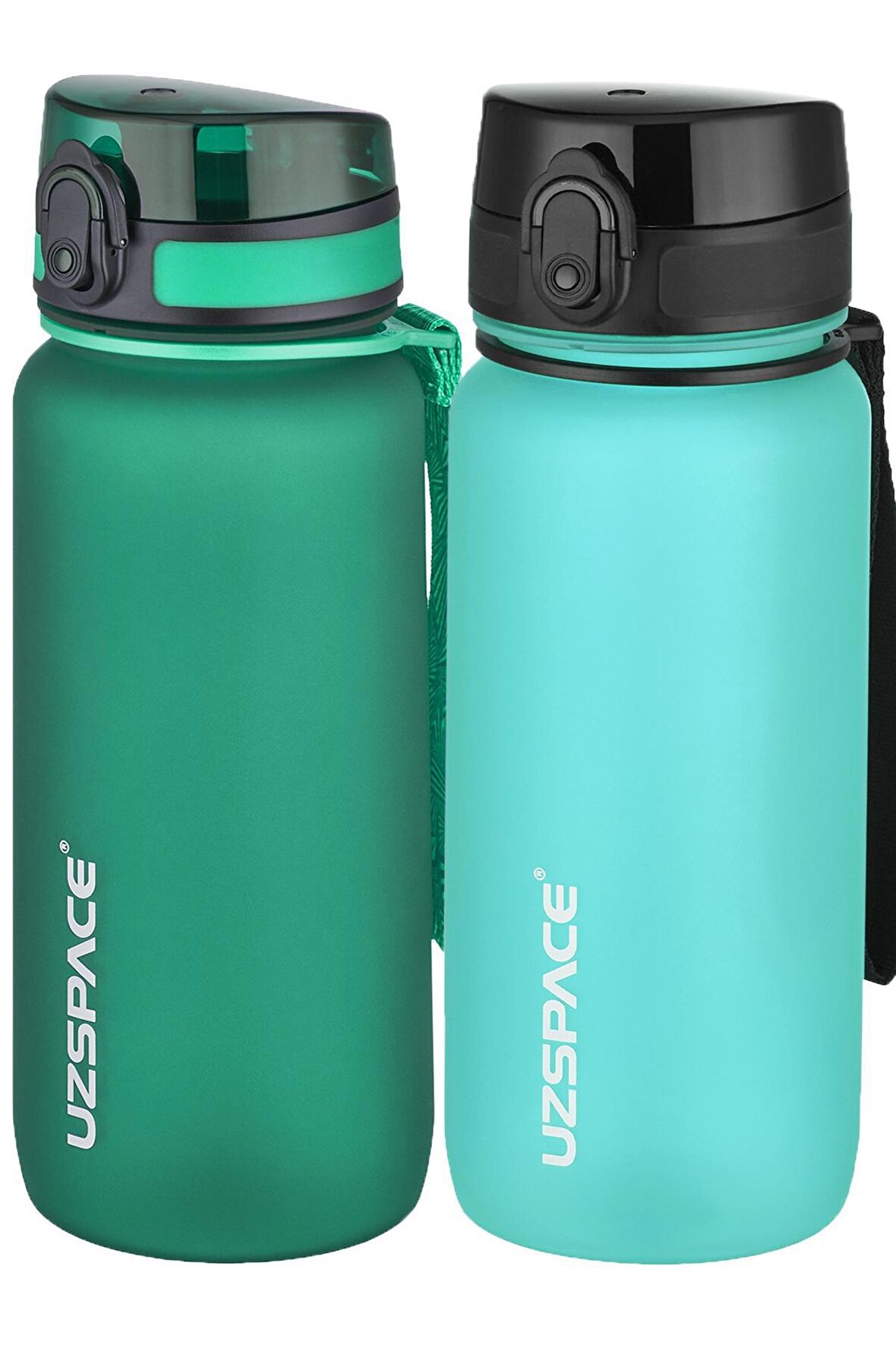 Uzspace 2'li Tritan Matara Seti 650 ml 14 Farklı Renk Seçeneği FiftyFifty