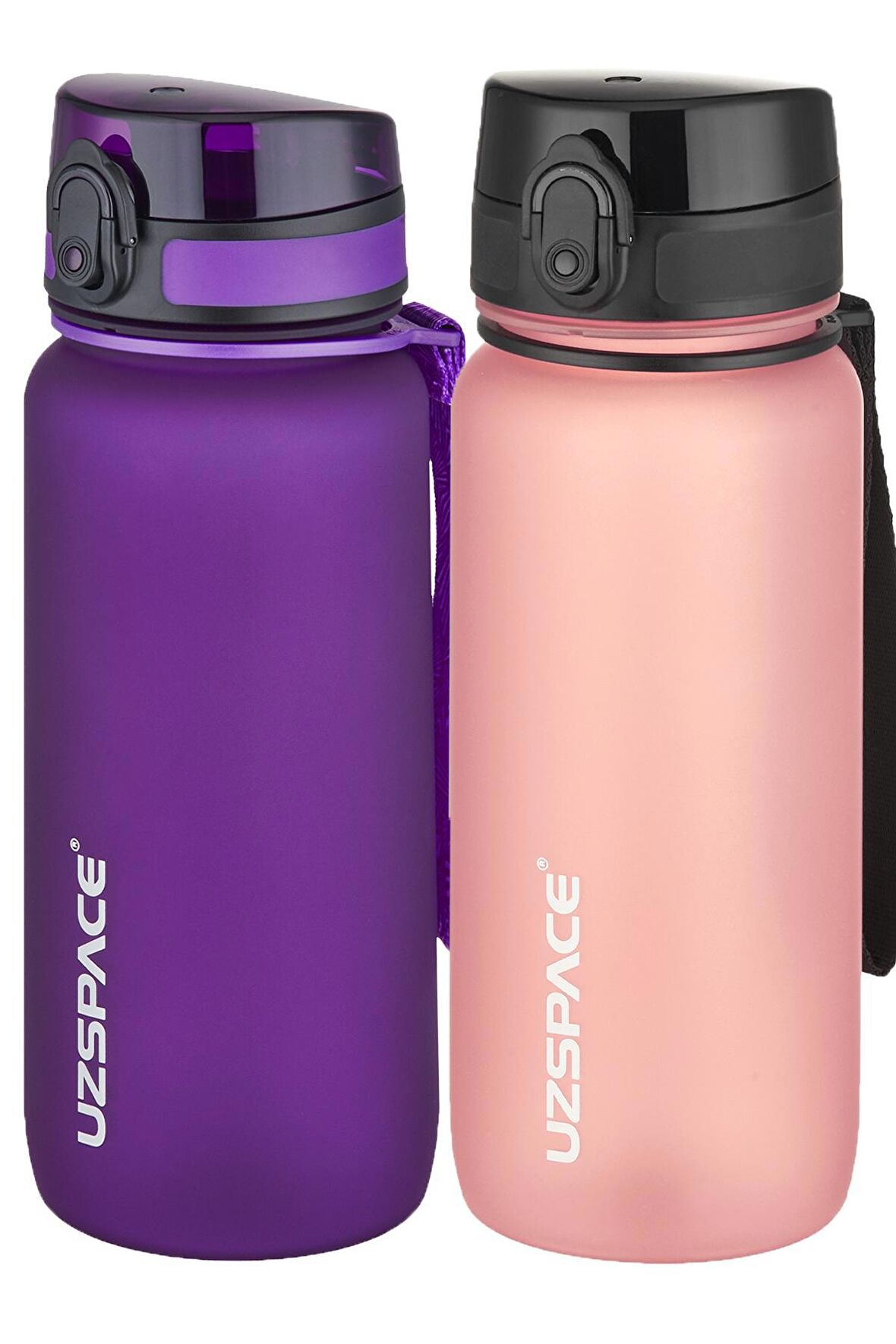 Uzspace 2'li Tritan Matara Seti 650 ml 14 Farklı Renk Seçeneği FiftyFifty