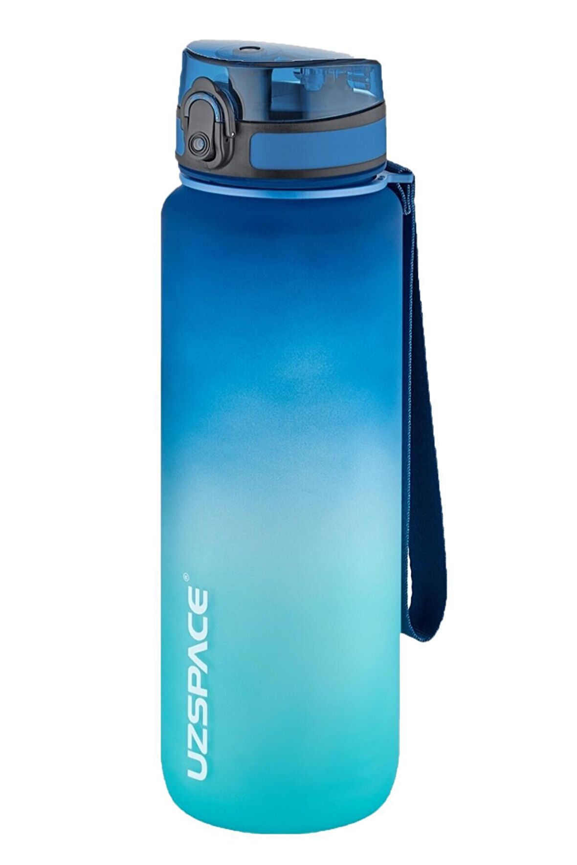 Uzspace 800ml -YENİ EBAT-Çift Renk Softtouch Tritan Su Matarası