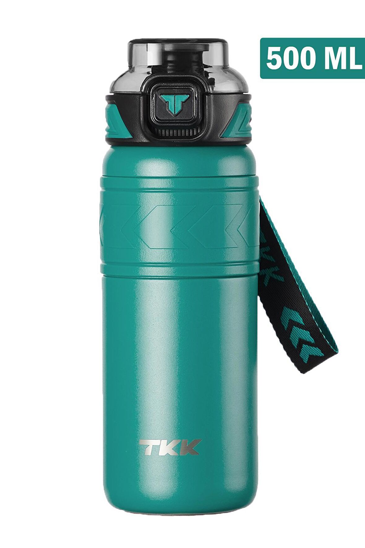 TKK 500 ML Çelik Termos Çift Kullanım Pipetli/Rahat İçim -12/24 Sıcak-Soğuk- Yalıtım -2022500ML