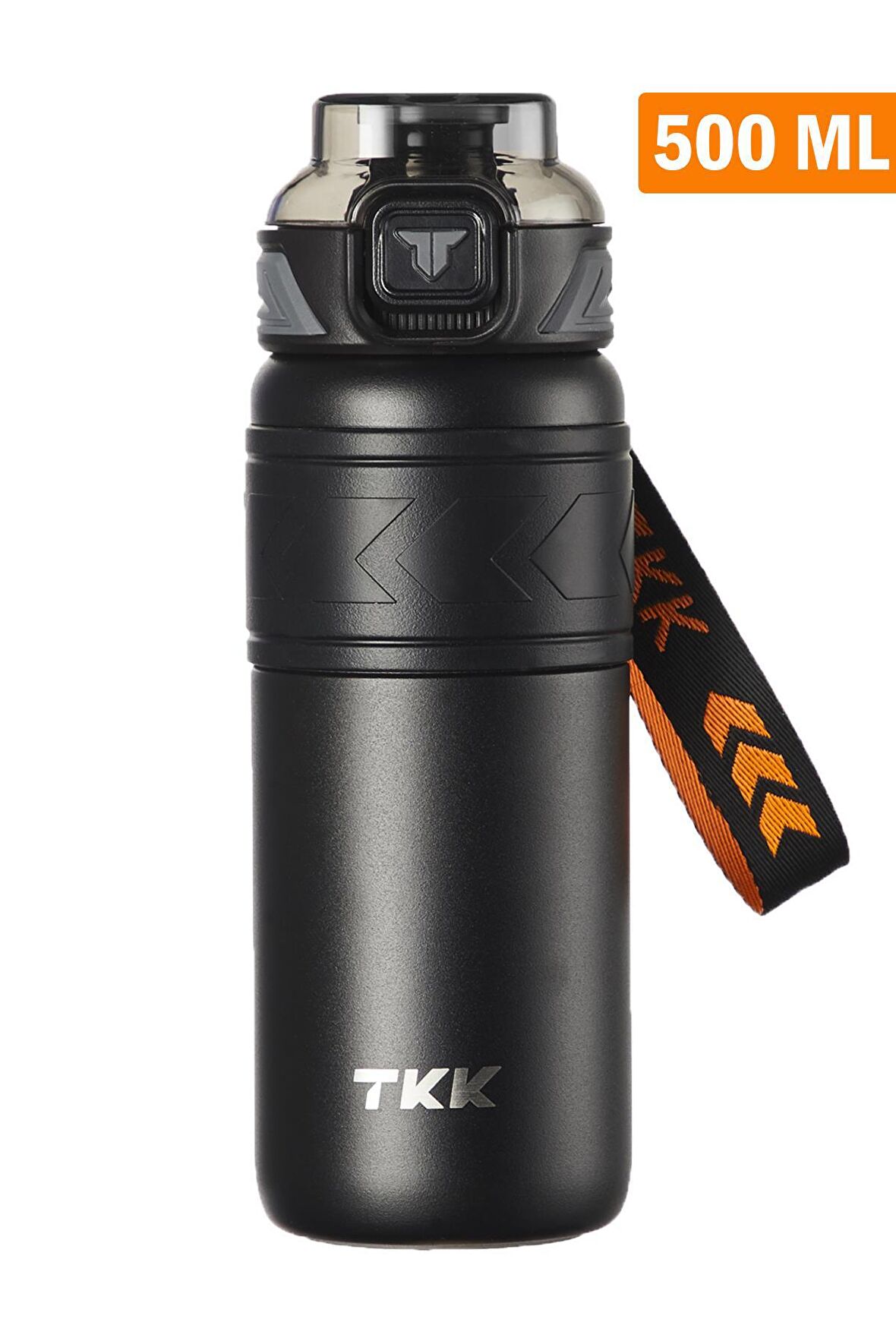 TKK 500 ML Çelik Termos Çift Kullanım Pipetli/Rahat İçim -12/24 Sıcak-Soğuk- Yalıtım -2022500ML